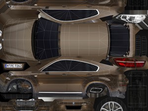 bmw x6 3D 모델