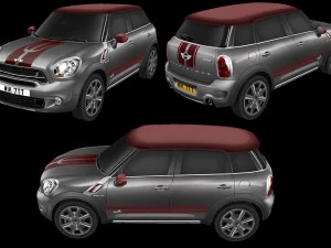 mini cooper country Modello 3D