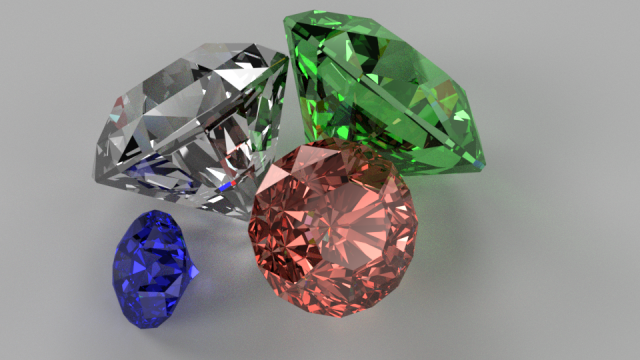 diamonds 3Dモデル .c4d .max .obj .3ds .fbx .stl .blend 