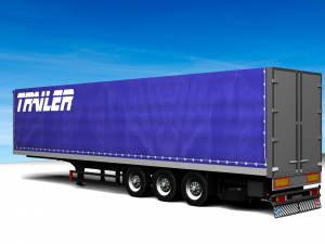 trailer semitrailer 3D 모델
