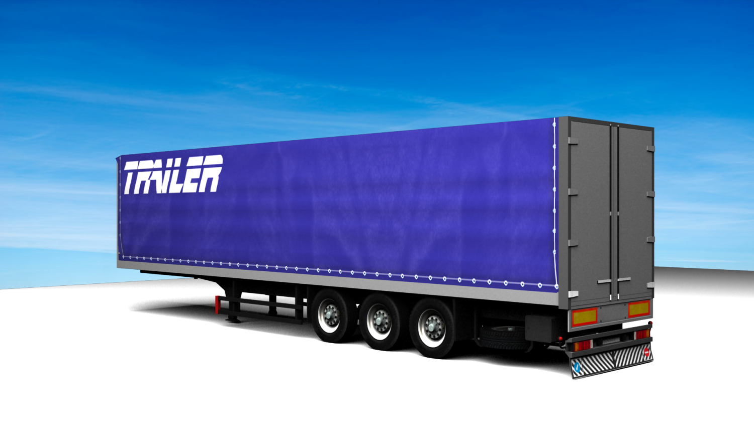 Trailer Semitrailer 3d Model In Trailers 3dexport