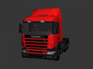 Scania r164 4-series 3D मॉडल