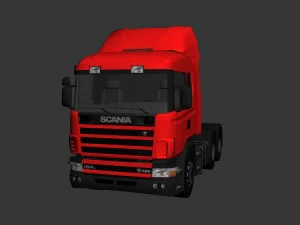 Scania r164 4-series 3D Model