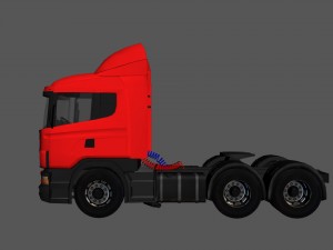 Scania r164 4-series 3D मॉडल