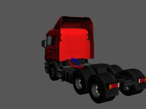 Scania r164 4-series 3D Model