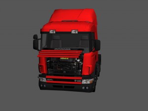 Scania r164 4-series 3D मॉडल