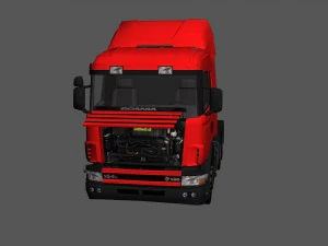 Scania r164 4-series 3D Model