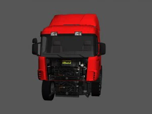 Scania r164 4-series 3D Model