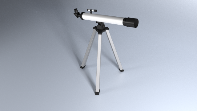 telescope Modelo 3D .c4d .max .obj .3ds .fbx .stl .blend 