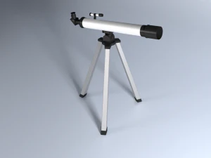 Teleskop 3D Modell