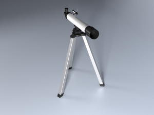 telescope Modelo 3D