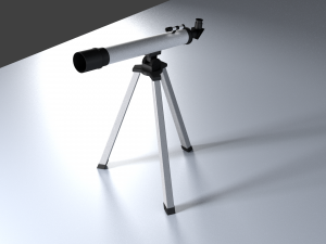 telescope Modelo 3D