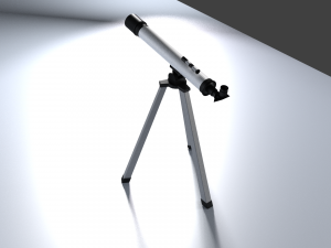 telescope Modelo 3D