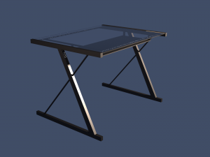 glass desk 3D Model
