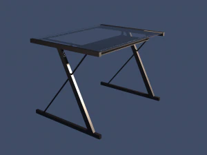 glass desk 3D Model