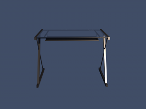 glass desk 3D Model