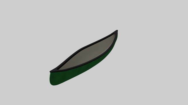 canoe 3D Model .c4d .max .obj .3ds .fbx .stl .blend 