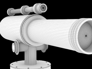 telescope pbr 3Dモデル
