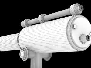 telescope pbr 3Dモデル