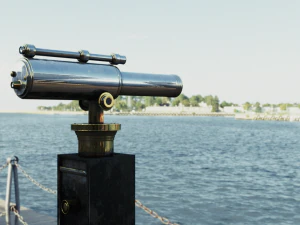 telescope pbr 3D Model