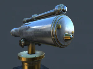 telescope pbr 3D Model