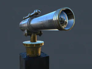 telescope pbr 3D Model