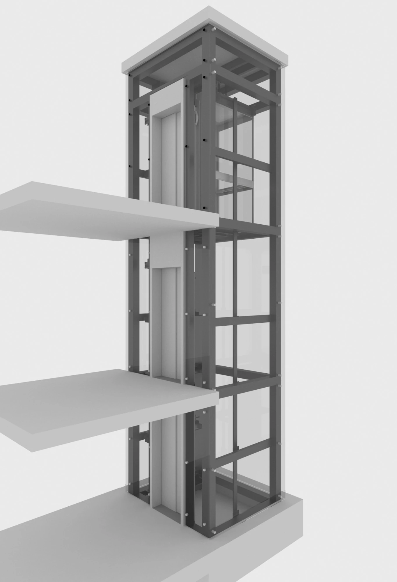 Panoramic elevator 3D Model .c4d .max .obj .3ds .fbx .stl .blend 