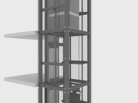 Panoramic elevator Modelo 3D