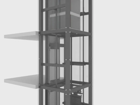 Panoramic elevator 3D Model