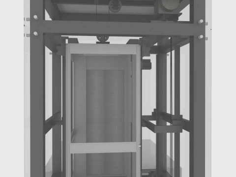 Panoramic elevator 3D Model