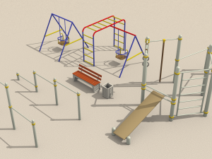 sports equipment 3D Model