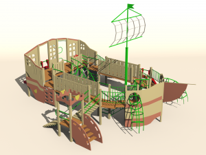 playground frigate 3D Model