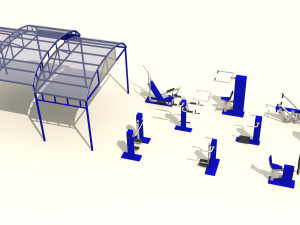 sports complex Modelo 3D