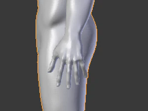 인간 남자 3D 프린트 모델