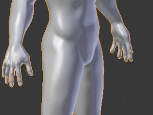 human men 3D 打印模型