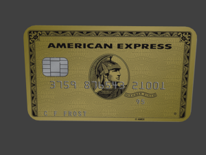american express card 3D Model