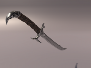 scimitar Model 3D