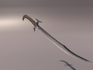 scimitar Model 3D
