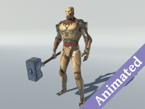 golem guardian 3D 모델