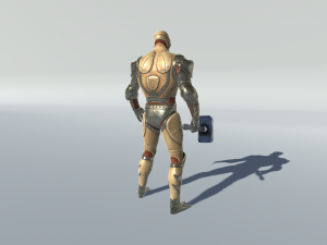 golem guardian Modello 3D