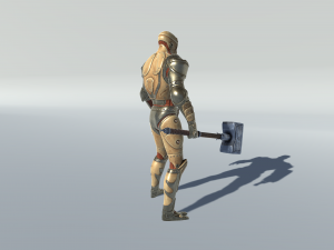golem guardian Modello 3D