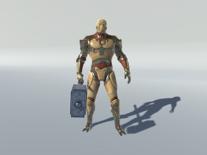 golem guardian Modello 3D