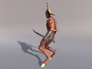 demon soldier 3D Model