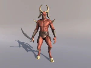 demon soldier 3D Model