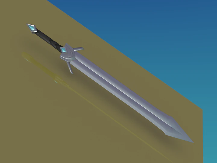 longsword 3D Model .c4d .max .obj .3ds .fbx .stl .blend 