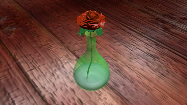 rose flower 3D Modell .c4d .max .obj .3ds .fbx .stl .blend