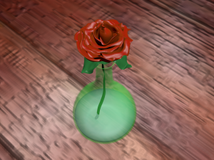 rose flower 3D Modell