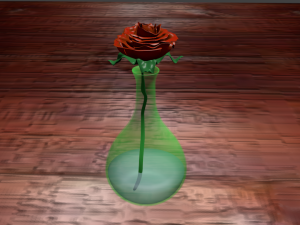 rose flower 3D Modell