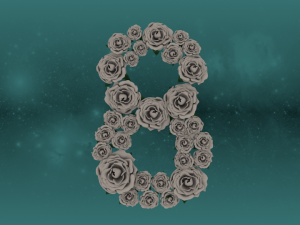 card on march 8 Modello di stampa 3D