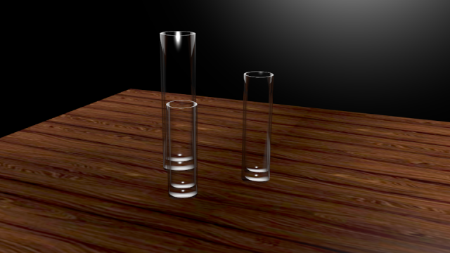 the set of 3 simplel vases Model 3D .c4d .max .obj .3ds .fbx .stl .blend 